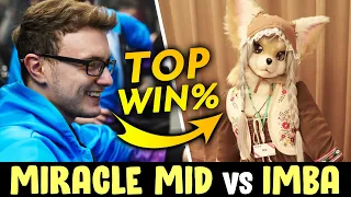 Miracle MID vs HIGHEST WINRATE hero of the patch