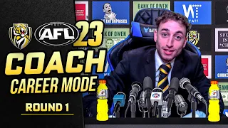 AFL 23 Career Mode - Episode 1 - Welcome to Tigerland