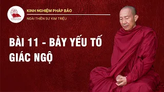 Bài 11: Bảy Yếu Tố Đưa Đến Giác Ngộ Dựa Theo Kinh Nghiệm Thực Hành - Ngài Thiền Sư Kim Triệu