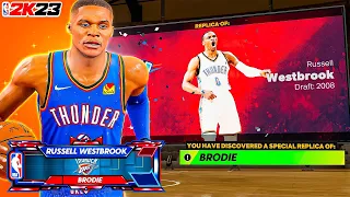 How to unlock the "BRODIE" Replica build name on NBA 2K23!