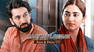 ❥Ram & Priya ♡♡ || Raatan Lambian