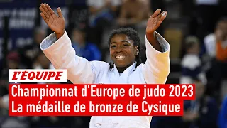 Championnat d'Europe de judo 2023 - Sur un ippon fatal, Cysique remporte la médaille de bronze