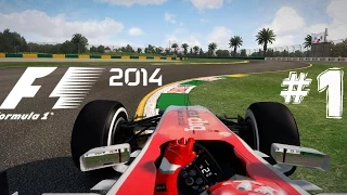 Let's Play F1 2014 Career: #1 - This is it!