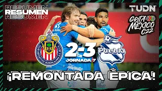 Resumen y goles  | Chivas 2-3 Puebla | Grita México C22 - J7 | TUDN