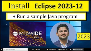 How to install Eclipse IDE 2023-12 on Windows 10 | Run a sample Java Program [Updated 2024]