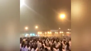 Heavy rain in mecca during hajj 2018