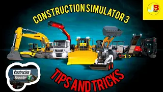 😱Top Tips and Tricks that you never seen before। Construction simulator 3 । Tips and Tricks ।