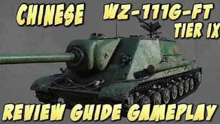 World of Tanks console: Chinese WZ-111G-FT  Tier IX Tank Destroyer Review/Guide