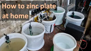 How to Zinc plate at home: A beginner's guide.