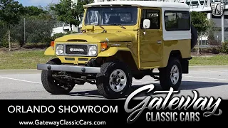 1981 Toyota Land Cruiser FJ43 For Sale Gateway Classic Cars Orlando #1776