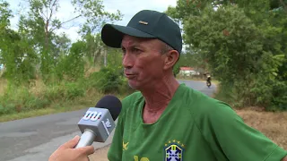 Condutores reclamam do acumulo de lixo e mato na estrada da Alegria