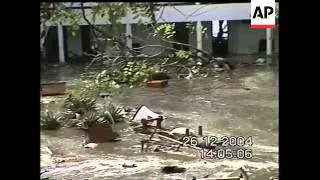 More amateur video of tsunami hitting tourist resort