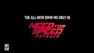 Need for Speed Payback - 2017 BMW M5 Trailer