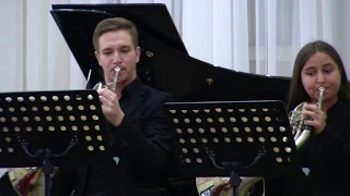 Richard Strauss - Concert No. 1 for 4 horns and piano - "Ensemble Prostir" festival Odessa 2019