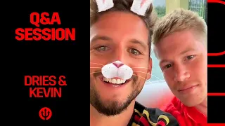 #REDDEVILS​ | Q&A session with Dries Mertens & Kevin De Bruyne