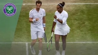 Andy Murray/Serena Williams vs Raquel Atawo/Fabrice Martin Wimbledon 2019 Second Round Highlights