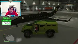 TODOS CONTRA MI! ESCAPADA EN AVIÓN ÉPICA!! - GTA 5 ONLINE