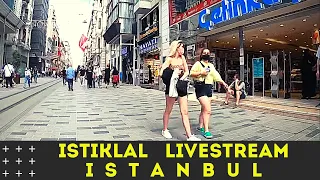 Istanbul Turkey livestream Walking Tour 4K | Istiklal street Istanbul in 4k | 20 May 2021