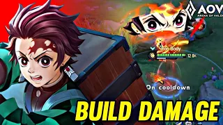 AoV : Yan/Tanjiro Pro Gameplay | Build Damage - Arena Of Valor