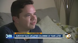 Survivor talks life after Columbine shooting 20 years later