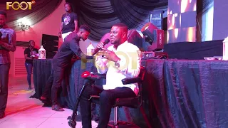 Dr Yinka Ayefele got emotional during speech at Peteru’s night of Tributes.