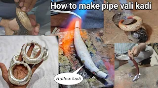 Rajasthani silver kadi || pipe vali kadi || how to make silver kadi || #silver