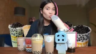 ich trinke ALLE Bubble Teas meiner Stadt