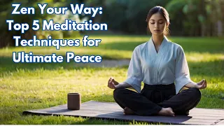 Zen Your Way Top 5 Meditation Techniques for Ultimate Peace #Meditation #Mindfulness #StressRelief