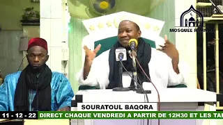 Imam Mahi Ouattara Tafsir de la sourate Al Baqara le 11 décembre 2022