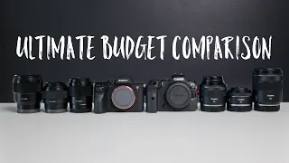 Sony A7IV vs Canon EOS R6 | Ultimate Budget Lens Comparison