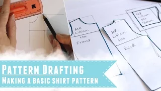 Drafting a shirt pattern to fit your doll