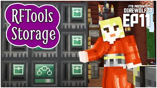 RFTools Storage with Xnet for 1.19 + 1.20!  EP11 Direwolf20 1.19 Lets Play