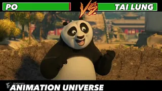 po vs tai lung with healthbars kung fu panda