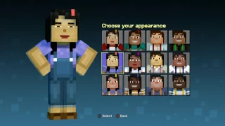 Minecraft Story Mode Season 2 Hero in Residence - Jesse Male & Female Character Appearance Choices