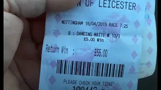 seaside MARK WINS 💷💷💷 cash at Nottingham Races 🐴 on holiday 2023