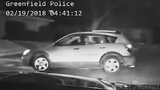 Greenfield Police Perform PIT Maneuver On a Stolen Vehicle