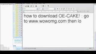 How to download OE-CAKE!