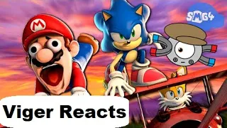 Viger Reacts to SMG4's "If Mario Was In... Sonic Movie 2"