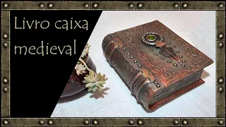 How to make a medieval style BOOK BOX