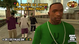 O QUE OS NPCS DE GANGUE FALAM PRO CJ? - GTA SAN ANDREAS