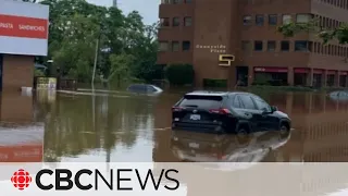 Extreme rain in Nova Scotia causing widespread flooding