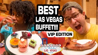 BEST BUFFET in Las Vegas !!! BACCHANAL BUFFET at Caesars Palace VIP | All You Can Eat