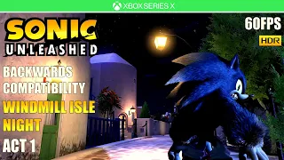 Sonic Unleashed - Windmill Isle Night Act 1 [60FPS HDR] [XBOX SERIES X]