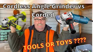 Cordless Angle Grinder vs Corded