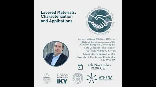 Layered Materials Characterization and Applications by Professor Andrea Ferrari
