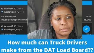 How Much Money can Owner Operators Make from the DAT Load Board!! 👀