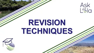 IBDP GEOGRAPHY: Revision techniques