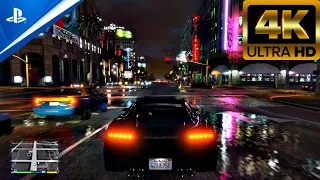 GTA 5 Next Gen Remastered PS5 AMAZING RAY TRACING | Insane RAIN & NIGHT GRAPHICS