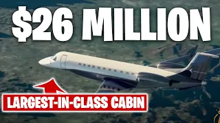 Inside $26 Million Embraer Legacy 650E | Largest-In-Class Cabin