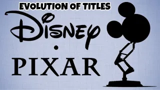 Evolution of Disney/Pixar Titles - L' Evoluzione dei titoli iniziali Disney/Pixar